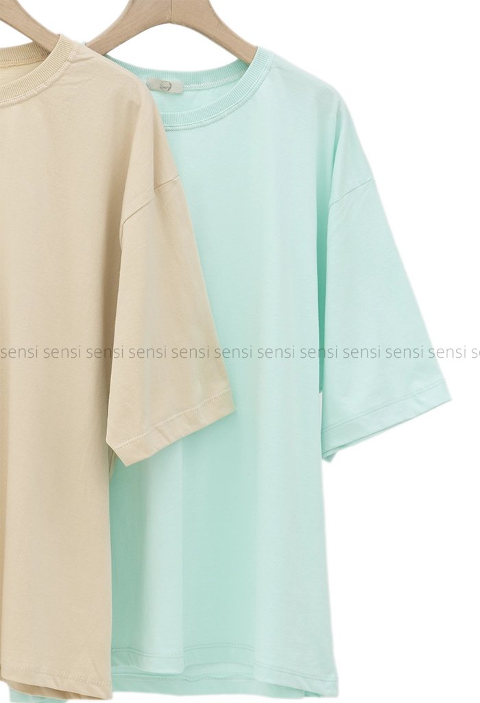 تیشرت زنانه ساده رنگی کد1005803